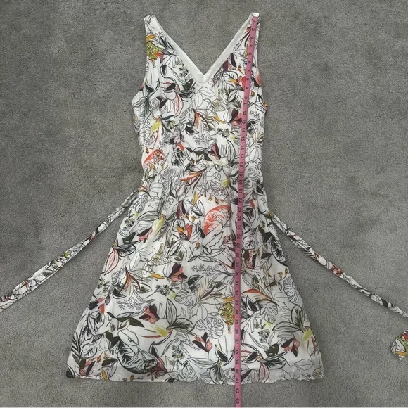 A New Day Floral A-Line Dress Women’s L - Picture 6 of 8